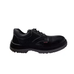 Indoarc Safety Shoes PU Low Ankle Double Density Black Steel Toe UK 10, CD 102-picture-14