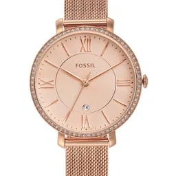 Fossil Jacqueline Women Rose Gold Analogue Watch ES4628-picture-23