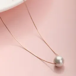 Zavya 92.5 Sterling Silver Freshwater Pearl Necklace for Women-picture-23