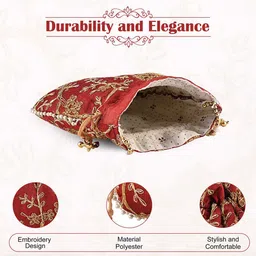 Kuber Industries Set Of 3 Embroidered Potli Bag image 5