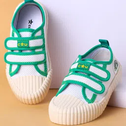 Cute Walk by Babyhug Velcro Closure Casual Shoes - Green-picture-14
