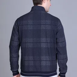 Rare Times Men Checked Lightweight Bomber Jacket image 4