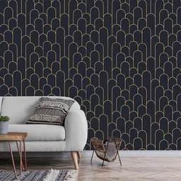 fokrim Vinyl Decorative Black Wallpaper-picture-10