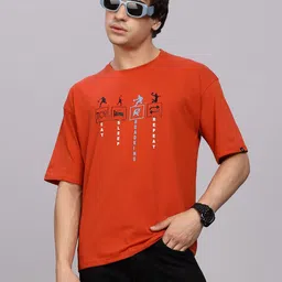 Roadking Men Printed Applique T-shirt image 3