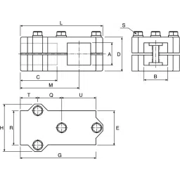 Rose+Krieger M8 Angle Clamp Connecting Component Strut Profile 40 mm, 114000050200 image 2