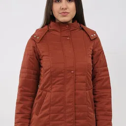 Monte Carlo Women Solid Puffer Jacket-image-50