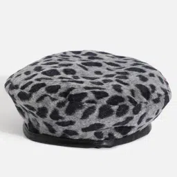 HauteSauce Multicolor Textured Beret Cap-image-14