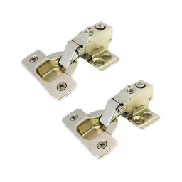 Ebco Short Arm Hinge with 4 Hole Mounting Plate, Nickel Plated Finish, Size 35 mm, HSA1-M1-SC (Set of 2)-picture-10
