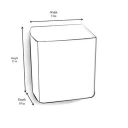 The Furnishing Tree Multi Plastic Washing Machine Cover image 2