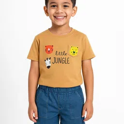 POP STREET KIDS Boys Printed T-shirt With Shorts-image-79