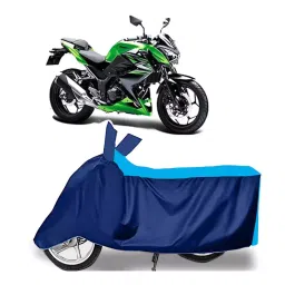 Auto Pearl Two Wheeler Cover for Kawasaki Z250 - Cyan, Blue-picture-20