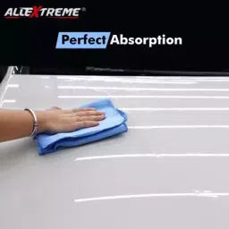 AllExtreme EXFLD063 Blue Car Wash Drying Towel for Cars, Auto and SUV, 3 pc image 2