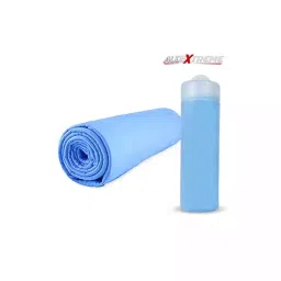 AllExtreme EXFLD063 Blue Car Wash Drying Towel for Cars, Auto and SUV, 3 pc image 3