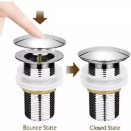 fastgear GENERIC Waste Coupling Stainless Steel Chrome Finish Silver, FG2025 image 4