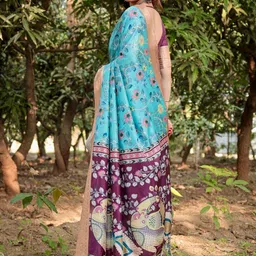 MAHARANI COUTURE Woven Design Ethnic Motifs Zari Kanjeevaram Saree image 4