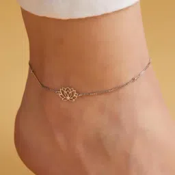 Zavya 92.5 Sterling Silver Anklet for Women in Rhodium-Plating-picture-33