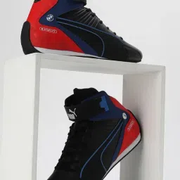 Puma Men's BMW MMS Kart Cat Black Ankle High Sneakers-picture-15