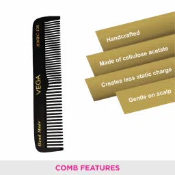 VEGA Handcrafted Black Comb (HMBC-126) image 4