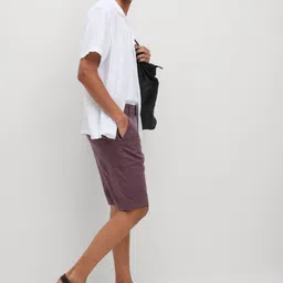 Marks & Spencer Men High-Rise Regular Shorts image 3