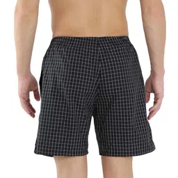 jockey Cotton Men's Checkered Boxers (1223_Black_XL), X Large image 3