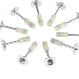 UMADEV Nail Gun Manual Steel Nails, 50 pcs Round Nails Wall Fastening Tool, for Concrete Ceiling Cable Ducts Fixed Slotting Device Repair Tool image 5