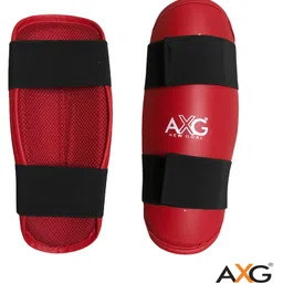 AXG NEW GOAL Quality PU Taekwondo MMA Arm Guard (Medium) MMA Arm Guard - Red image 2