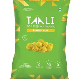 taali foods Taali Roasted Makhana Pudina Pop Pack of 2 - 60 g Each image 2