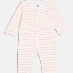 MINI KLUB Infant Girls Striped Pure Cotton Rompers-picture-10