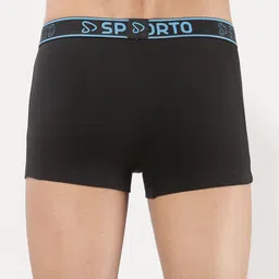 Sporto by Macho Men Pack Of 4 Short Trunks Sprto_M1022-B1-Dnm1-G1-M1-S image 4