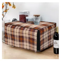 Dream care Microwave Oven Cover for LG 32 Litre MJ3286BRUS Convection Microwave Oven, Brown CA05 image 3