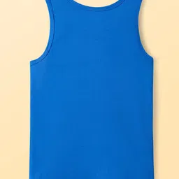 Pine Kids Cotton Lycra Knit Sleeveless Vests with Stripes & Cars Print (Colour May Vary) image 5