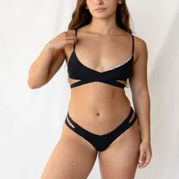 Fookre Shoulder Straps Sleeveless Swim Bikini Set-picture-13