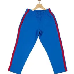 Proteens Kids Royal Blue Cotton Regular Fit Trackpants-image-79