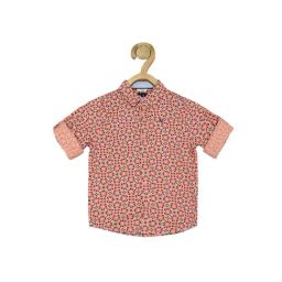Allen Solly Junior Pink Printed Full Sleeves Shirt-picture-43