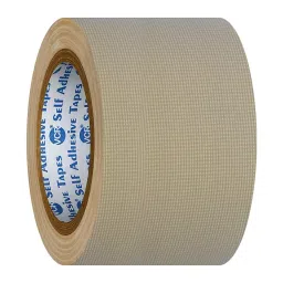 VCR 18 m x 72 mm Waterproof Textile Fibre Brown Duct Tape, 4 Rolls Per Pack image 2