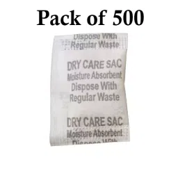 Ecofresh 2 g Dry Clay Desiccant Pouch for Electronics, Leather Goods, Pharmaceuticals & More (Pack of 500) image 2