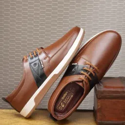 Action Men's Tan Derby Shoes-picture-15