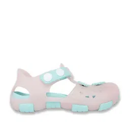 Pantaloons Junior Pink & Blue Back Strap Clogs-picture-14