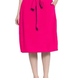 PATRORNA Dark Pink Midi Skirt-picture-20