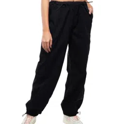 IZF Black Unisex Parachute Pants-picture-23