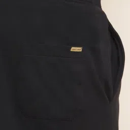 John Pride Black Regular Fit Plus Size Shorts image 4