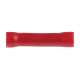 RS PRO Butt Splice Connector, Red, Insulated, Tin 22 - 16 AWG Model No 534288 (1 Bag of 100) image 2