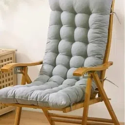 CHAIR PAD 18X48 Cotton Solid Chair Pad Pack of 1-image-0