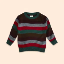Pantaloons Baby Multicolor Striped Full Sleeves Sweater-image-29