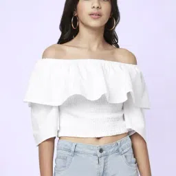 Coolsters by Pantaloons Kids White Cotton Regular Fit Top-picture-38