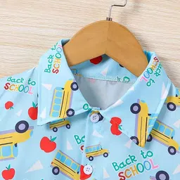 Arav Creation Kids Pack of 2 Relaxed Printed Regular Fit Casual Shirt image 4