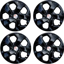 Auto Pearl PB25_R15 Inch (381 mm) Press Type Wheel Hubcap with Retention Ring Glossy Black Wheel Cover for Maruti Ignis 1.2 AMT Alpha Petrol15 cm image 2