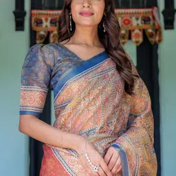 MAHARANI COUTURE Ethnic Motifs Printed Saree image 5