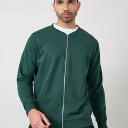 Styli Olive Relaxed Fit Bomber Jacket-image-69