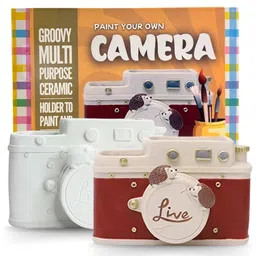 Craftopedia Lets Paint Retro Camera - Assorted color-picture-10
